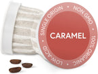 Fabula Organic Coffee Pods Caramel Medium Roast - Low Acid - Single Origin - Mold Free - Non-GMO - Fair Trade - Only Compatible with Keurig K Cup 1.0 & 2.0 Brewers - 24 Count