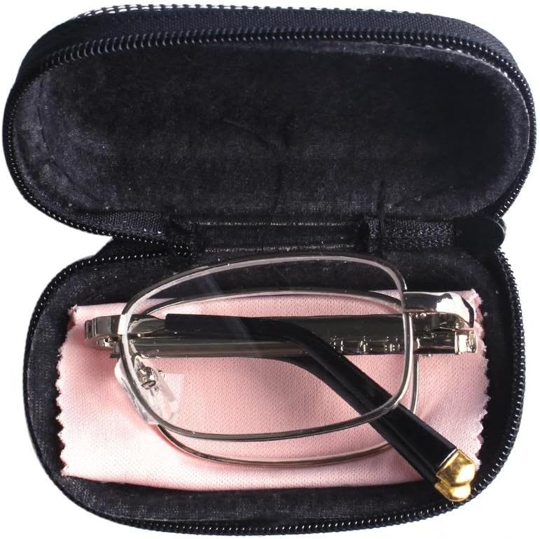Mens Womens Folding Reading Travel +3.00 Glasses w Case 16 Strengths Available