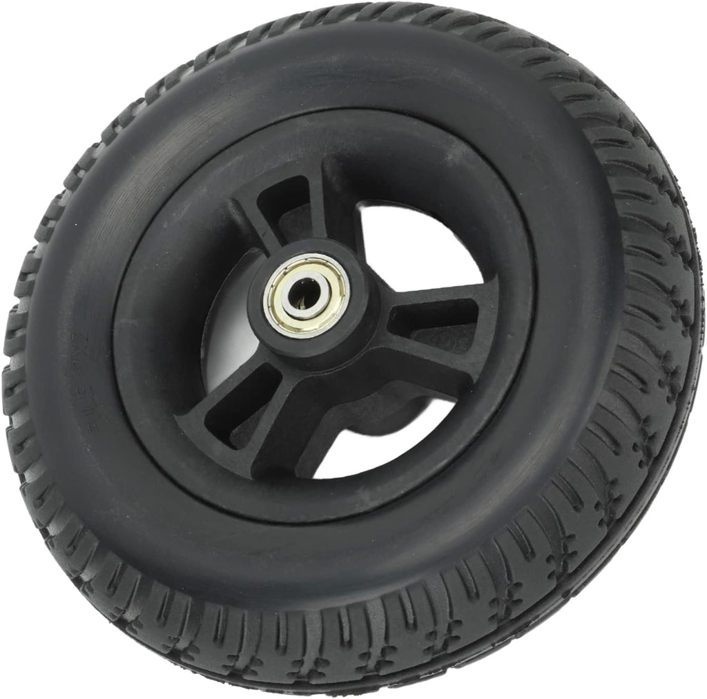 7 Inch Wheelchair Wheels Replacement, Universal Non Slip Wheelchair Tires, PU Walker Front Wheels Replacement