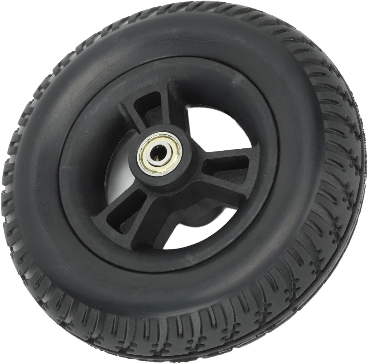 7 Inch Wheelchair Wheels Replacement, Universal Non Slip Wheelchair Tires, PU Walker Front Wheels Replacement