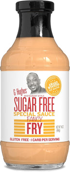 G Hughes Sugar Free, Fancy Fry Special Sauce - Sugar Free Burger Sauce, Fry Sauce for French Fries, Gluten Free Secret Sauce, Dipping Sauces, Gluten Free Sauces - 16 Oz (1-Pack)