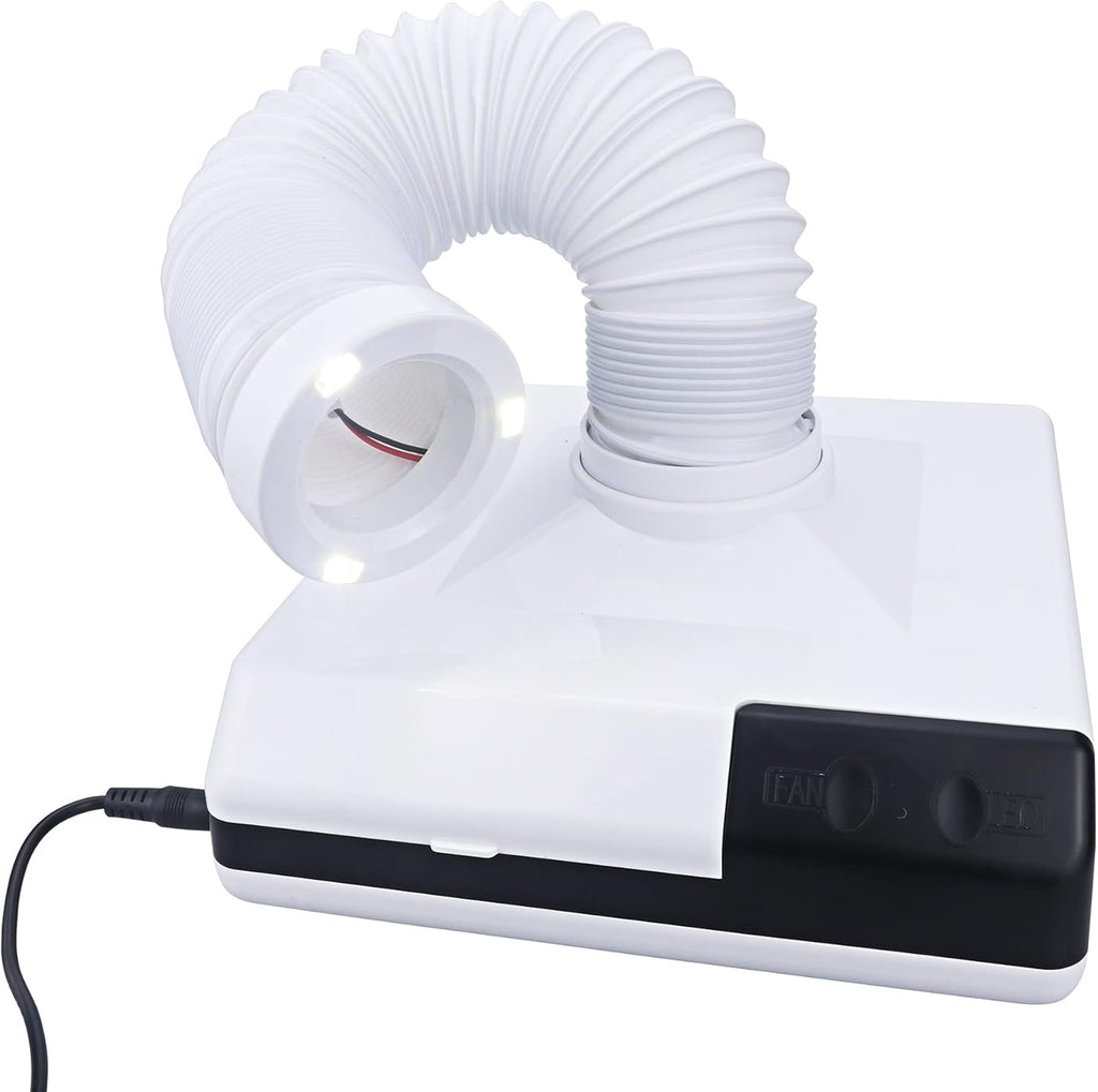 60W Dust Collector Fan Vacuum Cleaner Strong Power Dental Lab Nail Art Manicure Dust Clean Tool