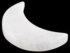 Selenite Charging Plate – 4" Moon Selenite Crystal – Mined and Crafted in Morocco – Ideal for Cleansing and Recharging Crystals and Healing Stones – Protection Crystals – Spiritual Gifts and Decor