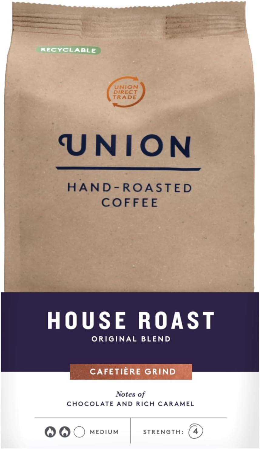Union Hand Roasted Coffee House Blend Ground Coffee, 200 g