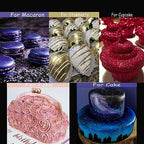 Ruby Red Edible Glitter for Drinks, 4g Food Grade Sujoygar, Shimmer Luster Dust for Cake Decorating, Baking, Strawberries, Cocktail, Chocolates, Cupcakes