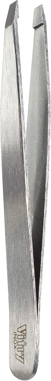 Vitry Professional Tweezers Stainless Steel Angled Tip