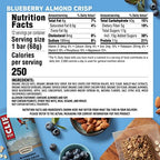 Clif Bars - Energy Bars - Blueberry Crisp - Made with Organic Oats - Plant Based Food - Vegetarian - Kosher (2.4 Ounce Protein Bars, 12 Count)
