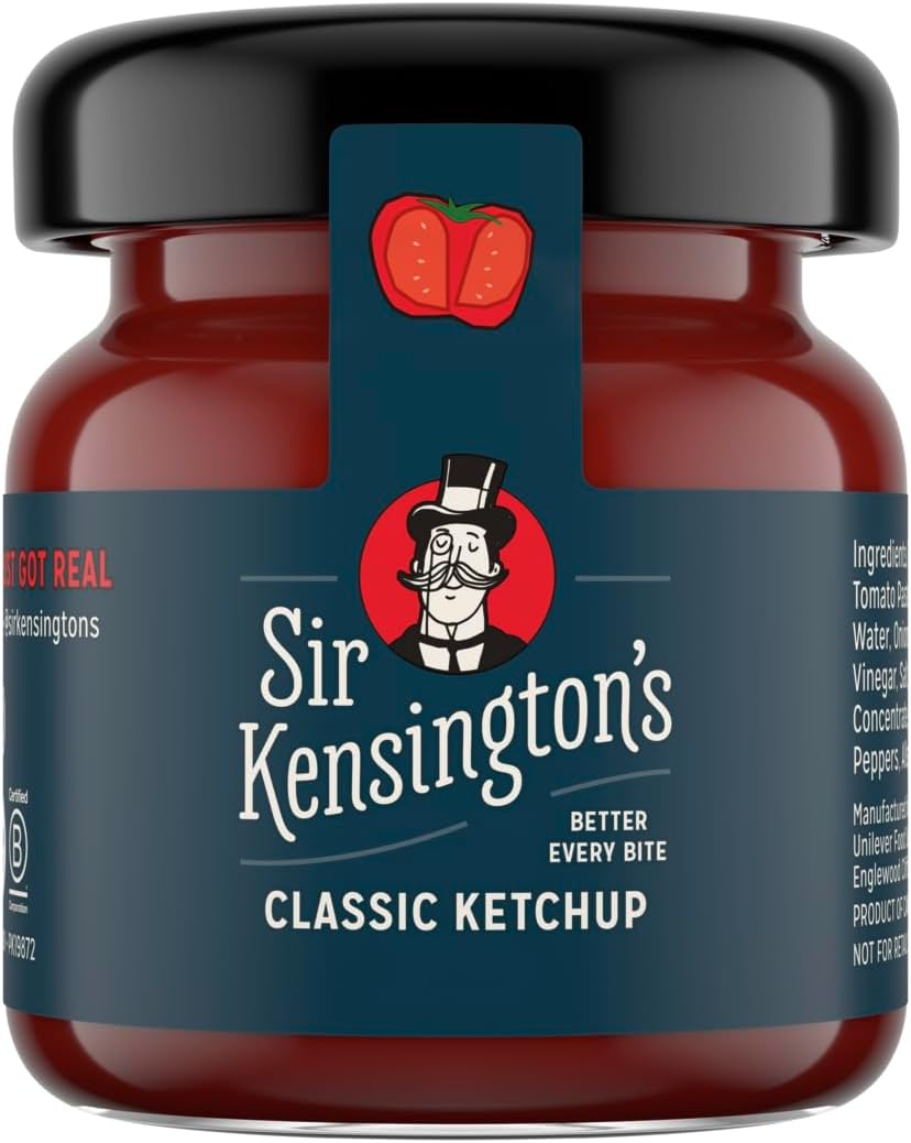 Sir Kensington's Ketchup Classic, Room Service Jar, Non-GMO, No Artificial Colors, No Artificial Flavors, Soy Free, Gluten Free, Vegan, 72 pieces, 1.25 oz