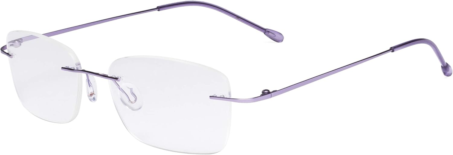 Eyekepper Ladies Frameless Reading Glasses - Lightweight Rimless Readers for Women