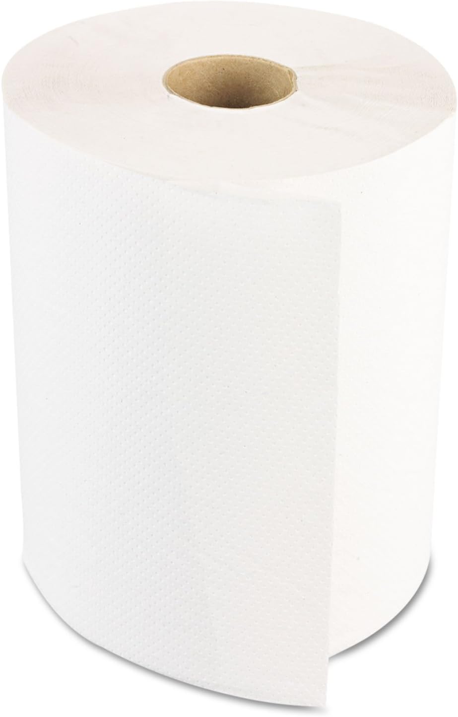 Boardwalk 6250 Hardwound Paper Towels, Nonperforated 1-Ply White, 350 ft (Case of 12 Rolls)