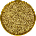 Edible Super Gold Pearl Sugar Sprinkles Candy 2mm Mini Pearls Cake Decorations Cupcake Toppers Cookie Decorating Perfect for Wedding Party Valentine Halloween Christmas Supplies 3OZ