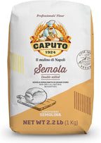 Caputo Antimo Di Grano Duro Rimacinata Semolina Flour - All Natural Dough for Fresh Pasta, 2.2 lb