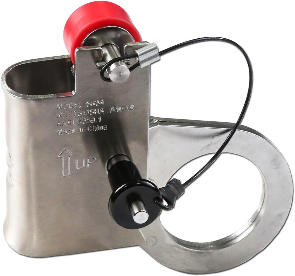 Fall Protection Automatic Energy Absorbing Rope Grab，Used with 5/8” - 3/4” Lifeline Rope, for Construction,Comply to ANSI/OSHA