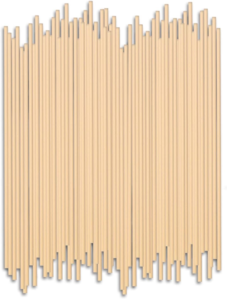 HOSSIAN Reed Diffuser Sticks - Reed diffusers-Reed Sticks -Diffuser Glass Bottles-Diffuser Refills- Natural Rattan Wood Replacement for Aroma Fragrance 50PCS(7.5"*3.5mm Primary Color)