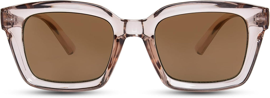 OPTOFENDY Reading Sunglasses for Women Men, Classic Full Lens Sun Readers UV400 Outdoor Sunglasses