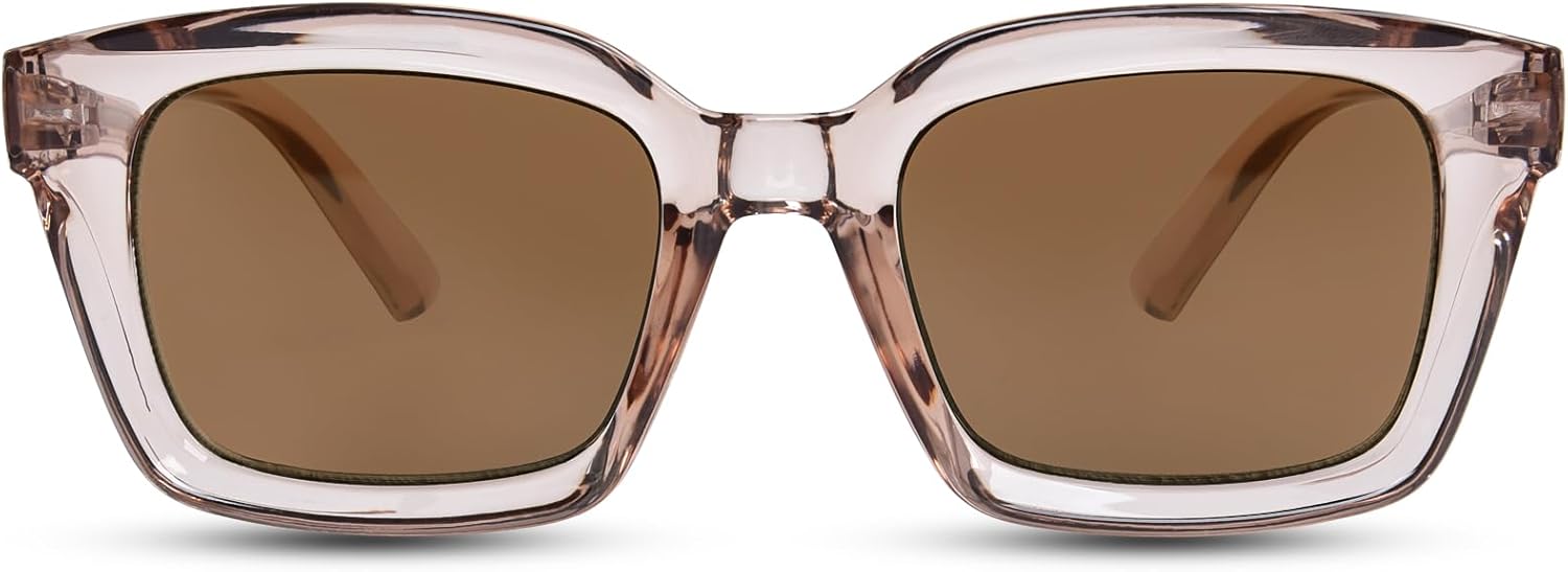 OPTOFENDY Reading Sunglasses for Women Men, Classic Full Lens Sun Readers UV400 Outdoor Sunglasses