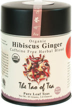 The Tao of Tea, Hibiscus Ginger Tea, Loose Leaf, 3.0 Ounce Tin to make 50 cups