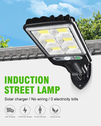 SteJar Solar Lights Outdoor Motion Sensor,Security Lights with Remote Control, Dusk to Dawn Solar Wall Light Outdoor, IP65 Waterproof Flood Light Solar Powered with 3 Modes (18LED)