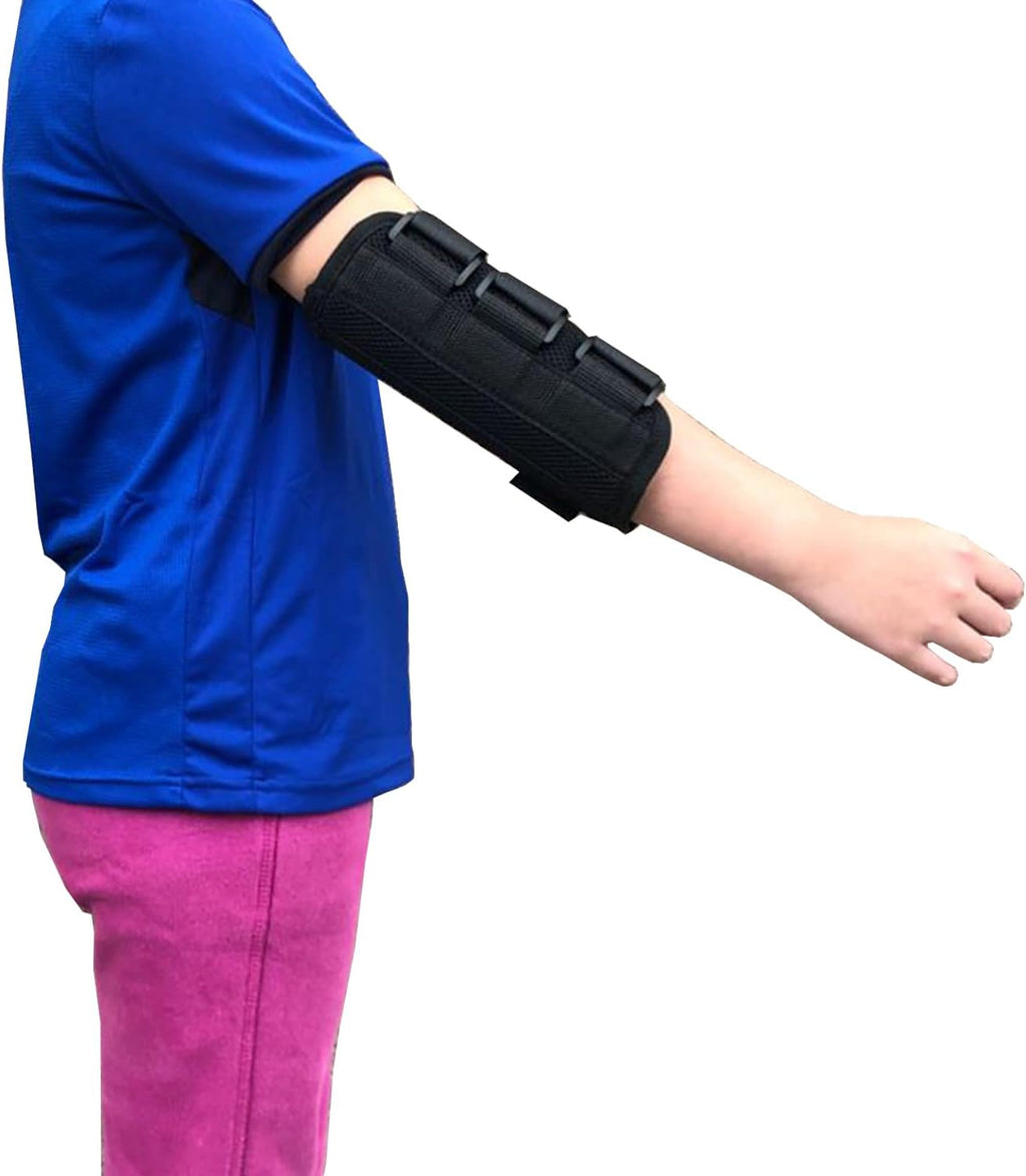 Mybow Elbow Splint Brace Thumb Sucking Stop for Kids Pediatric Elbow Brace Child Arm Splint Cubital Tunnel Ulnar Nerve Entrapment Brace Elbow Protector Support Wrap - Small