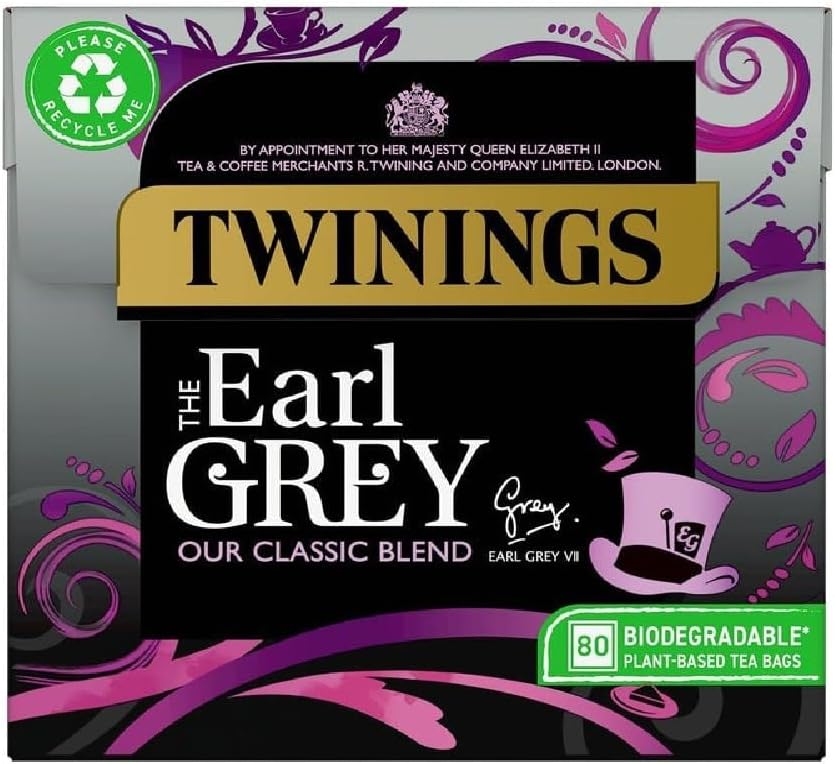 Twinings Earl Grey Tea Bags 80 Per Pack