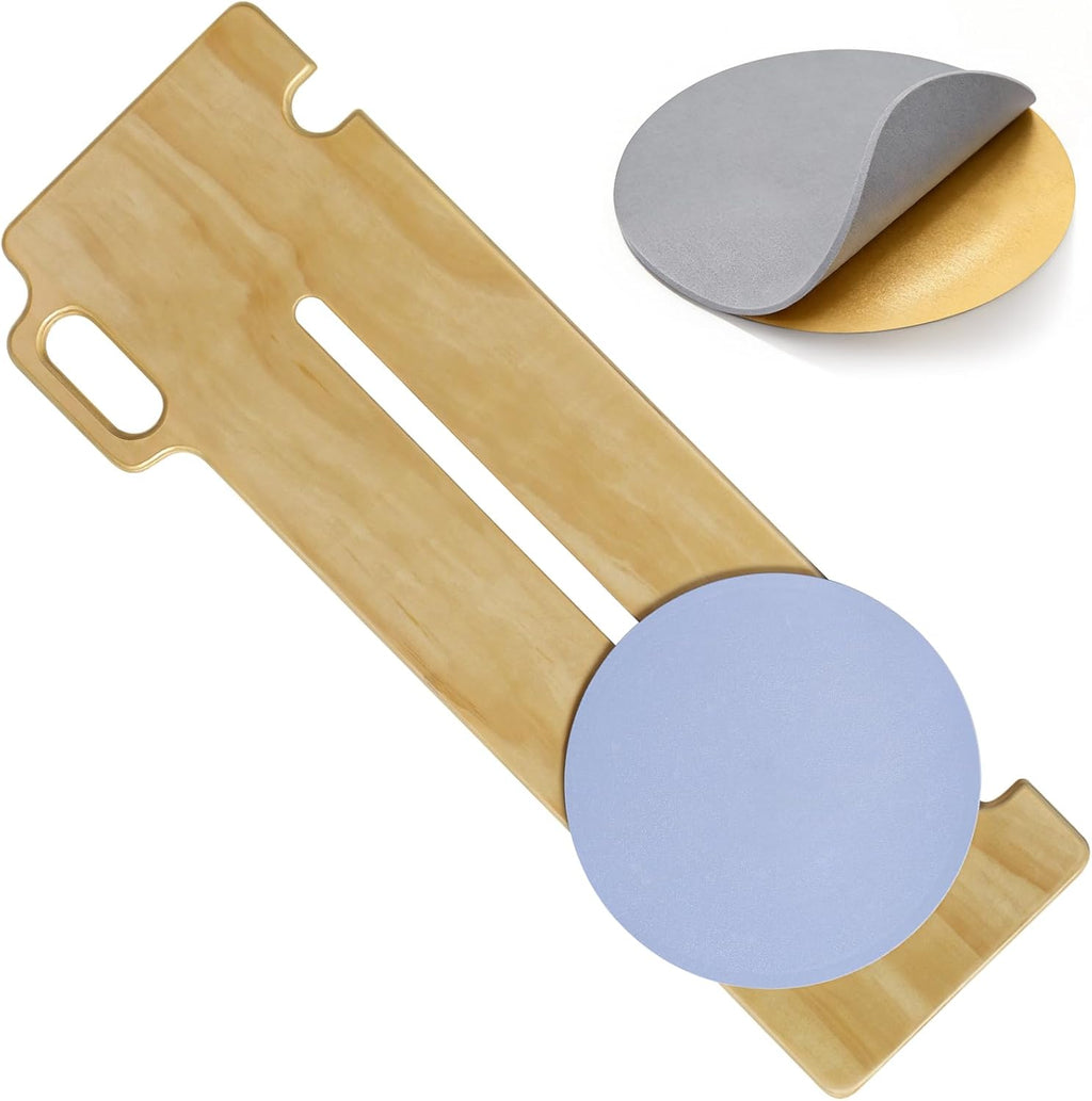 FSA/HSA Eligible Transfer Board Patient Slide Assist Device for Transferring Patient Elderly, and Disabled from Wheelchair to Bed, Toilet, Bathtub, Sliding Boards Platform with PU Pad (33"x 12"x 0.7")