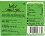 Kallo Organic Very Low Salt Vegetable Stock Cubes (6x10g)