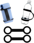 LEEPENK 2 Pack Silicone Universal Cuff,Assistive Hand Grip Holder Medium Size for Special Needs,Mobility Daily Living Aid, Therapy, Eating Utensil Holder
