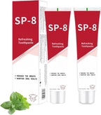2Pcs Sp-8 Probiotics Whitening Toothpaste, Sp-8 Ultra Whitening Toothpaste, Fresh Breath Fresh Mint Flavor