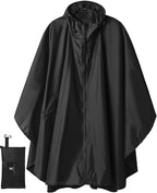 SaphiRose Unisex Rain Poncho Waterproof Raincoat Hooded for Adults Women with Pockets