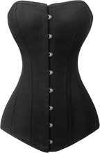 Charmian Women's 26 Steel Boned Cotton Long Torso Hourglass Body Shaper Corset