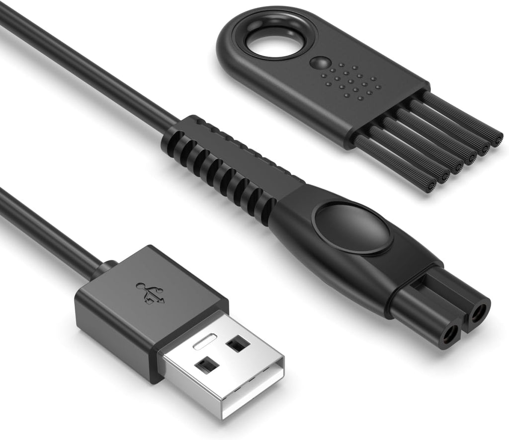 5V 5FT USB Charger Cord Fit for Philips Norelco 2000 2400 2600 3600 3900 5400 5000X 7200 i9000 Wet & Dry Electric Shaver Series 3000 5000 7000, Fit for Phillips QP2724 QP2834 Trimmer Razor Power Cord