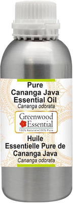 Greenwood Essential Pure Cananga Java Essential Oil (Cananga odorata) Steam Distilled 300ml (10.1 oz)