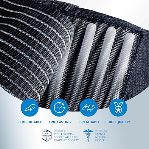 LP SUPPORT 919 Adjustable Back Brace with 8 semi-rigid POM Stays & Straps – Breathable Compression Lower Back Support for Men and Women – Pain Relief & Stability for Active Athletes, Gym Workouts, and Sports (Small/Medium)