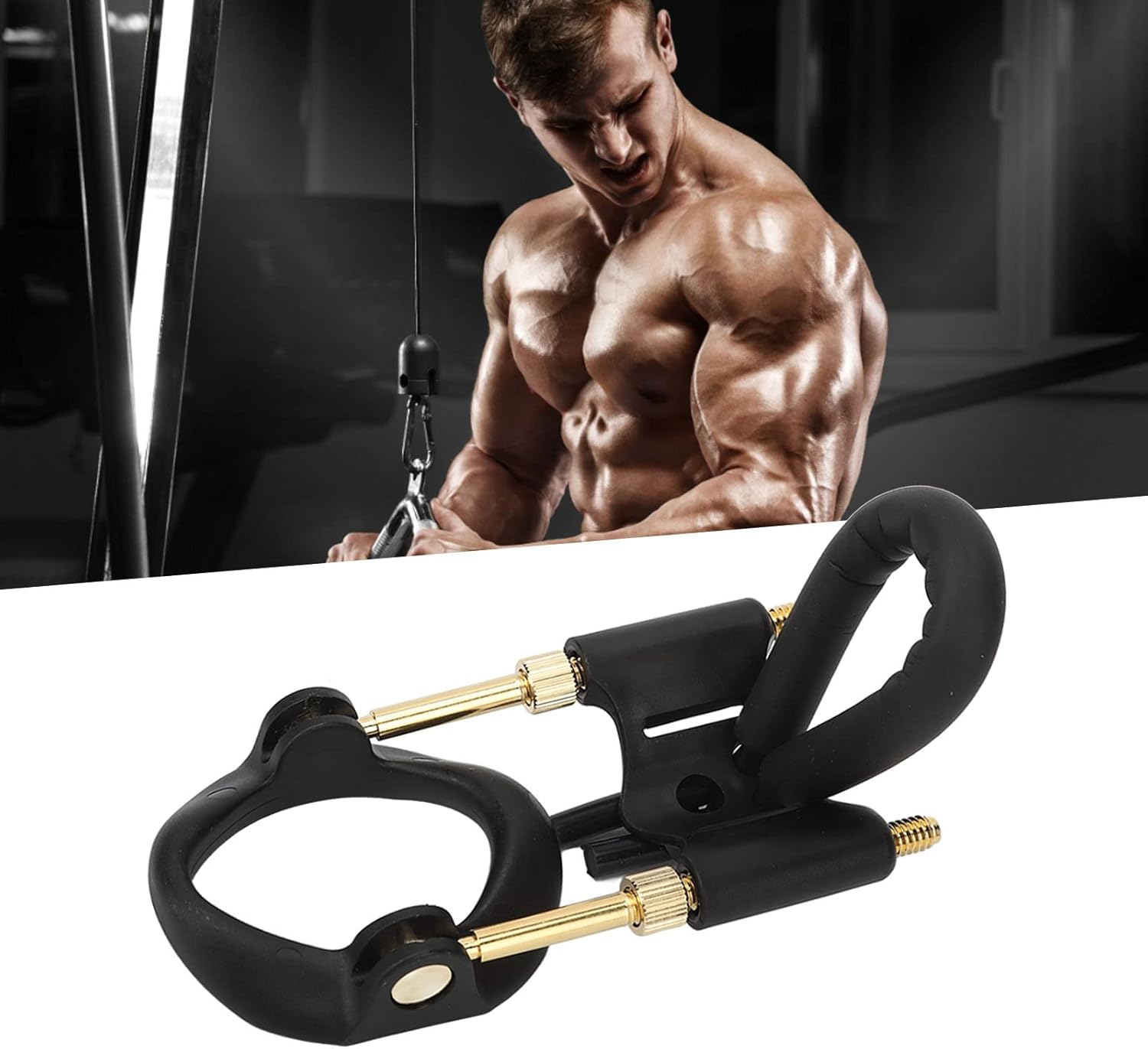 Massage Male Bracket Kit Stretching Effective Adjustable Men Penile Support Stretcher Black Gold