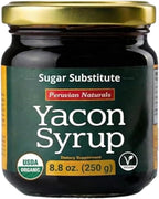 Organic Yacon Syrup - Natural Sweetener Syrup for Pancakes and Waffles & Coffee with Low Calorie - Keto Sugar Substitute for Honey, Agave, Maple, Molasses & Monk Fruit 8.8oz (250g)
