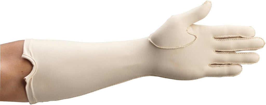Rolyan 82737 Forearm Length Left Compression Glove, Small