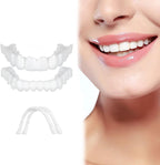 2 Pairs, Temporary Veneers Kit for Women and Men, Tooth Replacement Kit, Nature and Comfortable