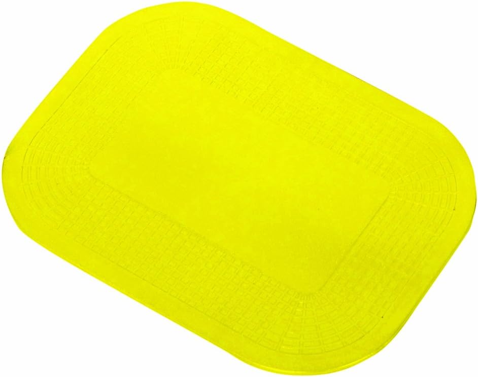 Dycem 50-1592Y Non-Slip Rectangular Pad, 15" x 18", Yellow