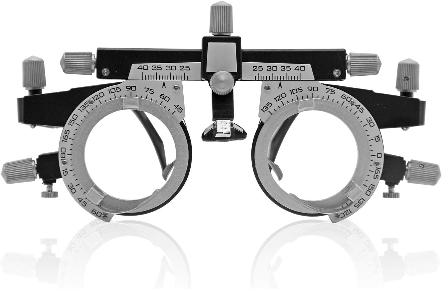 PD 48-80 mm Adjustable Ultra Optical Trial Lens Frame Eye Test Glasses Optometry Optical Titanium Optic Trial Eye Optometry Lens Frame Text Optician TF-B, 18.8 x 9.3 x 5.3 cm