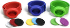 Kids Essential Oil Diffuser 3 Slap Bracelet Sport Set - Red, Blue, Green- Boys- Unscented