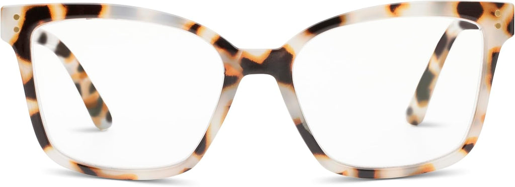 Peepers by PeeperSpecs Womens Octavia Square Blue Light Blocking Glasses
