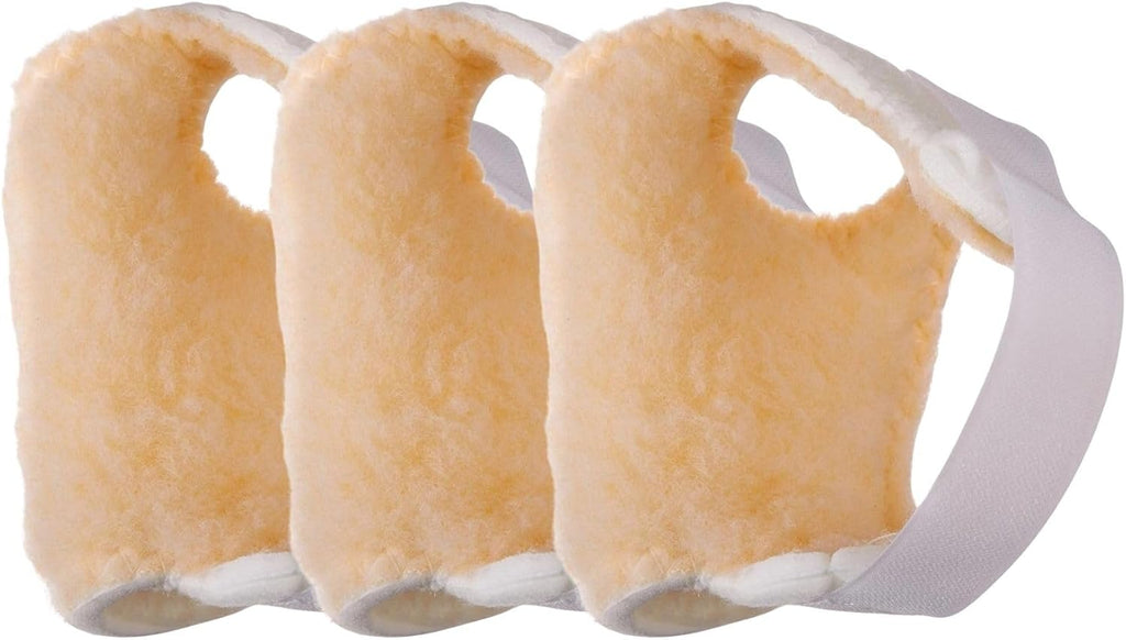 Rolyan – Palm Protector – Right Hand – 3 Pack, Soft Padded Palm Guard for Hand Contractures and Finger Spasticity, Lightweight Hand Protector, Washable