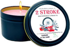 2 Stroke Engine Dirt Bike Race Fuel Aroma Soy Candle | Unique Hand Poured Gift | Motocross | Man Cave | 8 oz