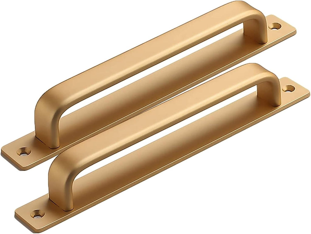 Drawer Handles Furniture Hardware Pull Aluminium Alloy Push Plate Sliding Barn Door Garden Shed Pull Handles Furniture Cupboard Cupboard