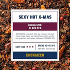 Tiesta Tea - Sexy Hot Christmas Tea, Mother's Day Loose Leaf, Cocoa Chili Black, Premium High Caffeinated Blend, Spicy Black, Make Hot or Iced, Brews Up to 50 Cups, 4.5 Ounce Refillable Tin
