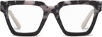 Oprah's Favorite Things Take a Bow Oversized Square Blue Light Blocking Reading Glasses