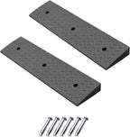Heavy Duty Rubber Curb Ramps, 2'' Rise, 2 Pack, 11000 LBS Capacity, Threshold Ramp,for Driveway, Loading Dock, Bike, Vehicle, Warehouse, Sidewalk, Wheelchair