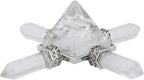Rockcloud Pyramid Energy Generator, Reiki Chakra Healing Crystal Stone,Rock Quartz