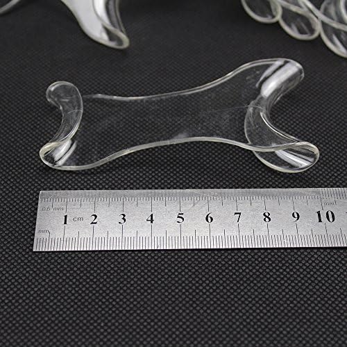 Dental Orthodontic Clear Teeth Intraoral Mouth Lip Retractor Photography Opener - 4pcs Flat Retractors