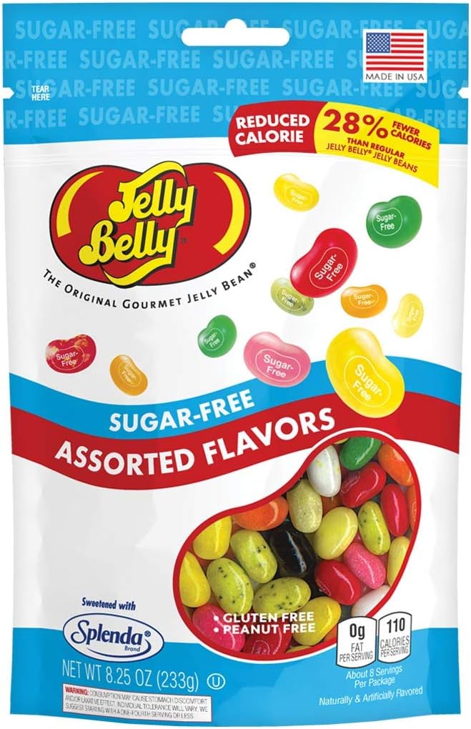 Jelly Belly Sugar Free - 8.25 oz Bag - Official, Genuine, Straight from the Source